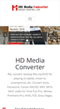 Mobile Screenshot of hdmediaconverter.com